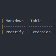 Markdown Table Prettifier